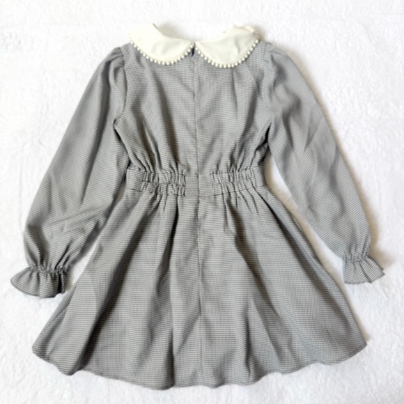 Ank Rouge Jirai Kei Ryosan Anime bow Lolita Kawaii Dress Plaid Idol M Beige - Picture 6 of 6